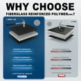 thumbnail image 6 of MOSTPLUS 6.8FT 4-Fold Tonneau Cover for 2019-2026 Silverado Sierra 1500 Half Low-Profile Bed, 6 of 6