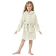 thumbnail image 6 of FORMRS Niños Bathrobe Unisex Hooded Robe Soft Plush Pajamas Sleepwear, Size 2-3T, Sunshine, 6 of 7