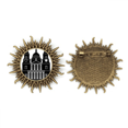 thumbnail image 1 of Inglaterra edificio Reino Unido silueta UK Pin de gancho de metal vintage con forma de sol Unbranded M, 1 of 3