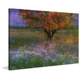 thumbnail image 2 of Marmont Hill - "Lone Tree Flowered Meadow" by Chris Vest Painting Print on Wrapped Canvas, 2 of 4