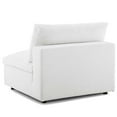thumbnail image 2 of Modway Commix Fabric Down Filled Overstuffed Armless Chair in White, 2 of 3
