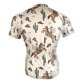 thumbnail image 4 of joogoo Cactus Cowboys Pattern Men's Cycling Jerseys Mountain Bike Short Sleeve Tops XL, 4 of 7