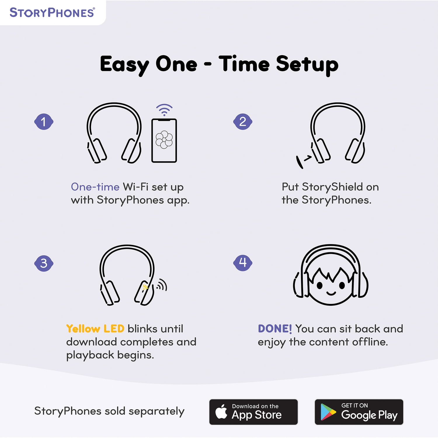 ONANOFF StoryShield Screen-Free Audio Storytelling Disk for StoryPhones (Learn Math + Science With Billy), STSH-LINGOKIDS-BILLY
