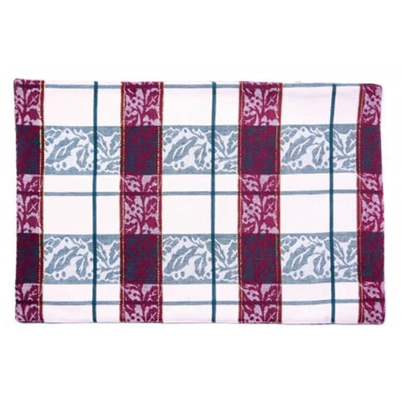 AG-02205S-4 19 in. Ribbed Placemats, Noel - Set of 4