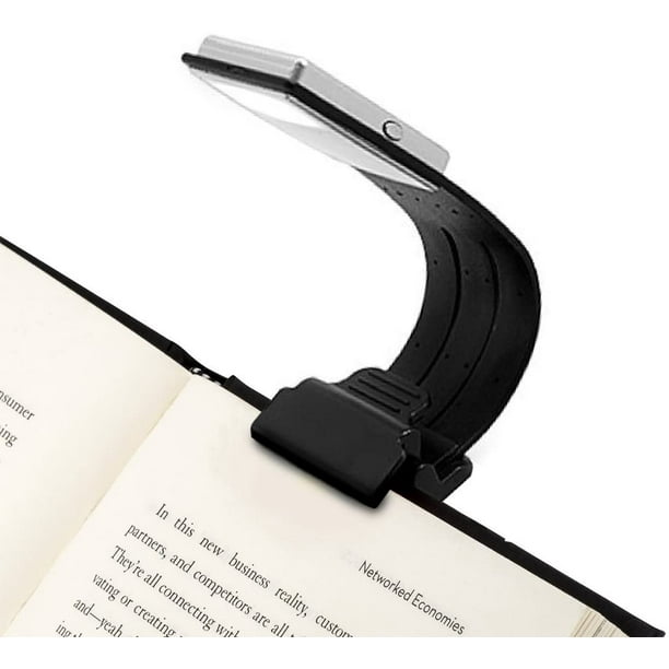 Lampe de lecture pince-livre Lampe de lecture à LED avec deux clips et  luminosité à intensité variable Portable et flexible, lampes de travail  pour Kindle / lecteur eBook / livre / ipad 