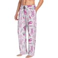 thumbnail image 3 of Mens Pajama Pants - Soft Sleep & Lounge Pants for Men, Cute Carrot Egg Cuteness Casual PJ Bottoms Pants with Pockets, 3 of 5