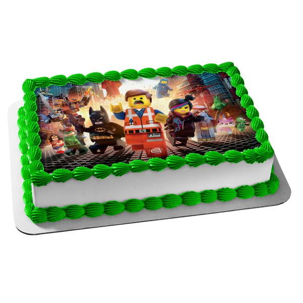 7.5" Lego 2 Edible Personalised Cake Topper 