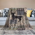 thumbnail image 2 of Nawypu  Deer Blanket Gift for Deer Throw Blanket for Birthday Toddler Infant or Newborn Cozy Soft Lightweight Bedding, 2 of 6