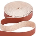 thumbnail image 6 of 1.5 Inch Wide Leather Strap Glossy Light Brown 79 Inch Long Flat Leather Belt Strips for DIY Crafts Clothing Jewelry Belt Wrapping Making Bag Furniture Handles Pet Collars Traction Ropes, 6 of 9