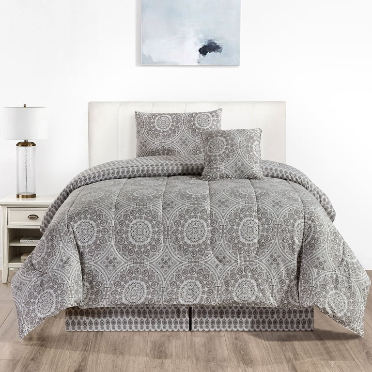 Lux Decor Collection 4-Piece Down Alternative Comforter Set photo 1