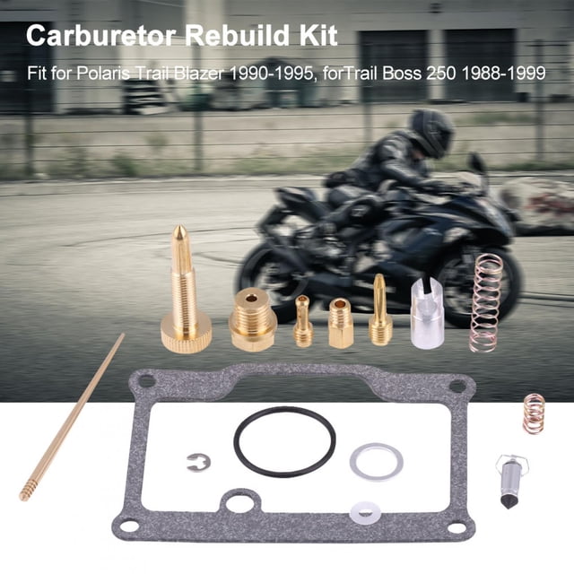 Kit de reconstrucción de carburador y herramienta de reparación de carburador para Polaris Trail Blazer 90-95 y Trail Boss 250 88-99