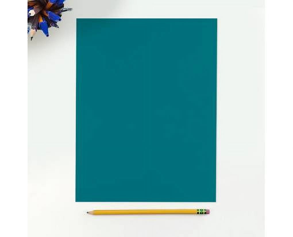 LUXPaper 8 1/2 x 11 Paper, Teal, 50/Pack