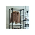 thumbnail image 3 of Fiona White Freestanding Walk in Wood Closet System with Metal Frame, 3 of 5