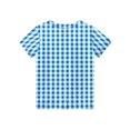 thumbnail image 6 of CCRFTGI Shirts for Girls Size 10-12 Cute Plaid Shirt Summer Tops Short Sleeve Girls Clothes Casual Crewneck Tees Blue 9-10 Years, 6 of 6