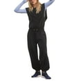thumbnail image 4 of Baberdicy Pants Pants Throw and Go Onesie Jumpsuits for Women Casual Summer 2023 Cutout Sleeveless Crewneck Drawstring Waist Long Pants Romper with Pockets Bodysuits for Women Black S-3Xl, 4 of 9