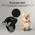 thumbnail image 3 of 4Pcs Pet Dog Rubber Shoes Boot Breathable Non-Slip Wear-resistant Paw Protector for Hiking Running, 3 of 8