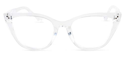 translucent cat eye glasses