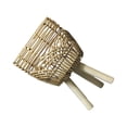 thumbnail image 1 of Bearachild Maceta de mimbre tejida a mano, soporte para , cesta de almacenamiento hecha a mano, macetas rústicas para plantas de interior, Type2 NO2, 1 of 6