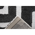 thumbnail image 5 of Luna Meara Black and Ivory Recycled Polyester Area Rug, 5 of 7