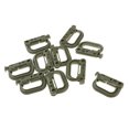thumbnail image 1 of 10pcs Hebilla de correas de bloqueo Mosquetón Accesorio de escalada Verde shamjiam hebilla de molle, 1 of 9
