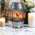 thumbnail image 4 of SABURIAL Cardinal Mini Cremation Urn for Ashes Dad - Keepsake Urn for Ashes Adult Female & Male - Large Burial Urns for Human Ashes Adult Man - Small Funeral Urns - Combo of 10 Inch 3 Inch, 4 of 7