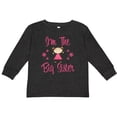 thumbnail image 3 of Inktastic The Big Sister Girls Long Sleeve Toddler T-Shirt, 3 of 5