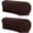 Dark Brown, variant on LQCrafK 2Pcs Soft Stretch Plush Armrest Covers, Stretch Armrest Covers for Chairs/Sofas, Couch Arm Covers, Furniture Protector Armchair Slipcovers for Recliner