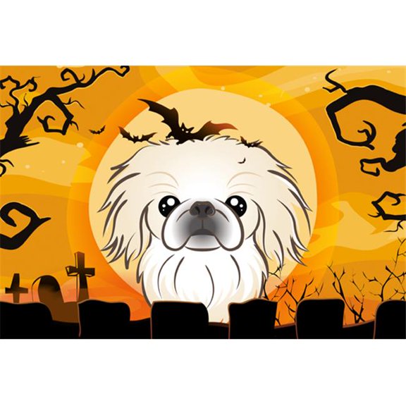 Carolines Treasures BB1779PLMT Halloween Pekingese Fabric Placemat