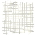 thumbnail image 4 of Cheungs 5803SV Iquara Square Metal Wall Art, Silver - Small, 4 of 4