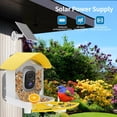 thumbnail image 2 of Smart Bird Feeder with Camera, AI Identify Bird Breed, Solar-Powered WiFi FHD 2K Live Camera, Auto Capture Backyard Garden Bird Watching, IP65,Motion Detection, Cloud and SD Card Storage, 2 of 14