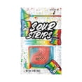 thumbnail image 2 of Sour Strips Rainbow Flavored Chewy Sour Candy Bag, 3.4 oz, 2 of 10