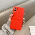 thumbnail image 7 of Color Wallet Phone Case Compatible with iPhone 11 Pro Max, Simple Design, Handmade Purse Protective Business Case Hard Back Covers (Red, iPhone 11 Pro Max), 7 of 7