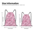 thumbnail image 2 of Fotbe Cartoon Poodle Dog Bolsa Mochila con Cordón Estampada, Bolsa de Gimnasio Deportiva, Bolsa Cinch, Bolsa con Cordón para Hombres y Mujeres-Small, 2 of 6