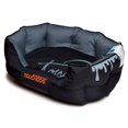 thumbnail image 1 of TOUCHDOG 'Performance-Max' Sporty Comfort Cushioned Reflective Water-Resistant Fashion Pet Dog Bed Mat, Large, Black, Grey, 1 of 3