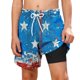 thumbnail image 1 of Odeerbi Boys Independence Day Swim Pantalones Patriotic Beach 2-In-1 Compression Liner Board Shorts Con Bolsillos, 1 of 9