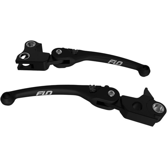 FLO MOTORSPORTS - HD-807BLK - MX STYLE LEVER SET BLACK FXD 96-17