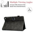 thumbnail image 5 of Allytech Smart Case for Fire HD 10(11th Gen 2021), Fire HD 10 Plus Cover 2021, Vegan PU Leather Anti-Shock Multi-Angle Stand Back Shell Auto Wake Sleep Wallet Case for Fire HD 10.1 inch 2021, Gray, 5 of 7