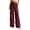 Red, variant on Women‘s Wide Leg Pants Effortless High Washion Striped Straight Business Work Dressy Slacks Trousers with Pockets
