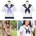 thumbnail image 2 of Uniform Sailor Tie School Girls Cute Bowtie/Necktie Pre-tied Tie, 2 of 20