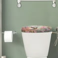 thumbnail image 2 of ZIATUBLE Hummingbird Floral Toilet Tank Top Cover Soft Toilet Tank Dust Cover with Elastic Edges Toilet Tank Protector Cover Washable Toilet Bowl Tank Covers for Bathroom, 2 of 5