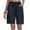 Blue#02, variant on Amzcrzy Athletic Shorts for Women with Button Pockets Elastic Waist Drawstring Summer Workout Shorts Trendy Versatile Hiking Cargo Shorts Casual Loose Solid Color Women Sweat Shorts S