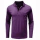thumbnail image 2 of pstuiky camisas de manga larga para hombre, Blusa informal de manga larga con cuello vuelto y bloques de color para hombre tops de invierno para hombre m, 2 of 5