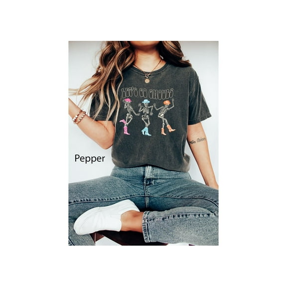 Halloween tshirt, Let's Go Ghouls tshirt, Let's Go Ghouls Shirt, Halloween Shirt, Dancing Ghost Shirt, Halloween
