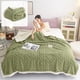 thumbnail image 1 of Manta de tafetán de lana de cordero | Manta doble gruesa para siesta en la oficina | Funda suave y acogedora para el sofá | Capa de cama cálida para el hogar o la oficina, 1 of 6