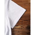 thumbnail image 3 of Women's Patriotic Graphic Casual T-Shirt, USA Flag Print, Fashion Short Sleeve Top, Sporty Style, White Tee, American Pride Apparel, 3 of 6