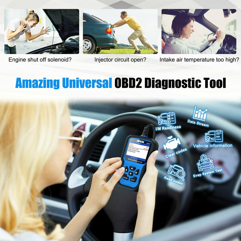  ANCEL BM500 OBD2 Scanner Fits for BMW Mini- All System Car  Diagnostic Tool with Battery Registration, CBS, EPB, ETC, BMS, PCM, Oil  Reset - Engine, ABS, SRS, ESP, SAS, TCM, 4WD