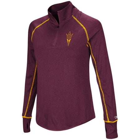 Arizona State Sun Devils Grilling - Womens Arizona State Sun Devils Quarter Zip Pull-over Wind Shirt - S