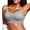 Grey, variant on MVRLSH Sports Jelly Bras for Women High Support Wirefree Back Design Workout Tank Underwear Strapless Bra