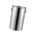 thumbnail image 5 of CarpNettore Stainless Steel Bucket with Lid Beverage Drink Dispenser Milk Pail for Household 25x40cm, 5 of 9
