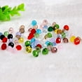 thumbnail image 6 of rygai DIY Jewelry Gift Artificial Crystal Flat Loose Beads String Home Decor,Yellow, 6 of 8